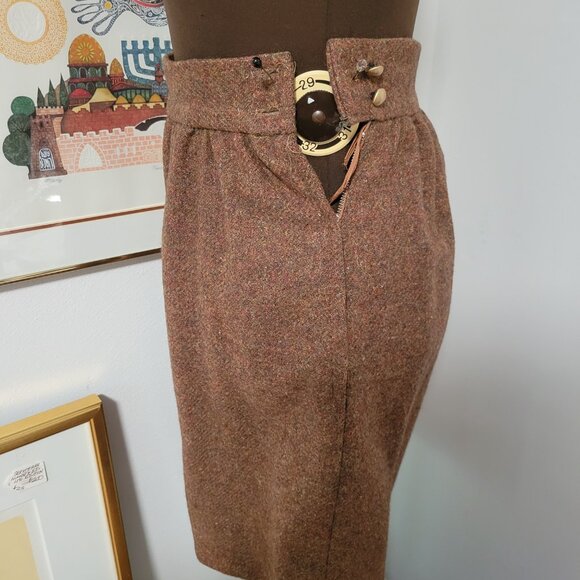 Vintage 1950's Wool 2PC Bolero Jacket and Skirt for Neiman Marcus - Picture 7 of 9